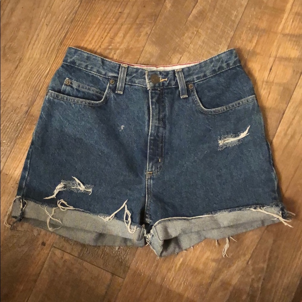 Vintage High Waisted Denim Shorts